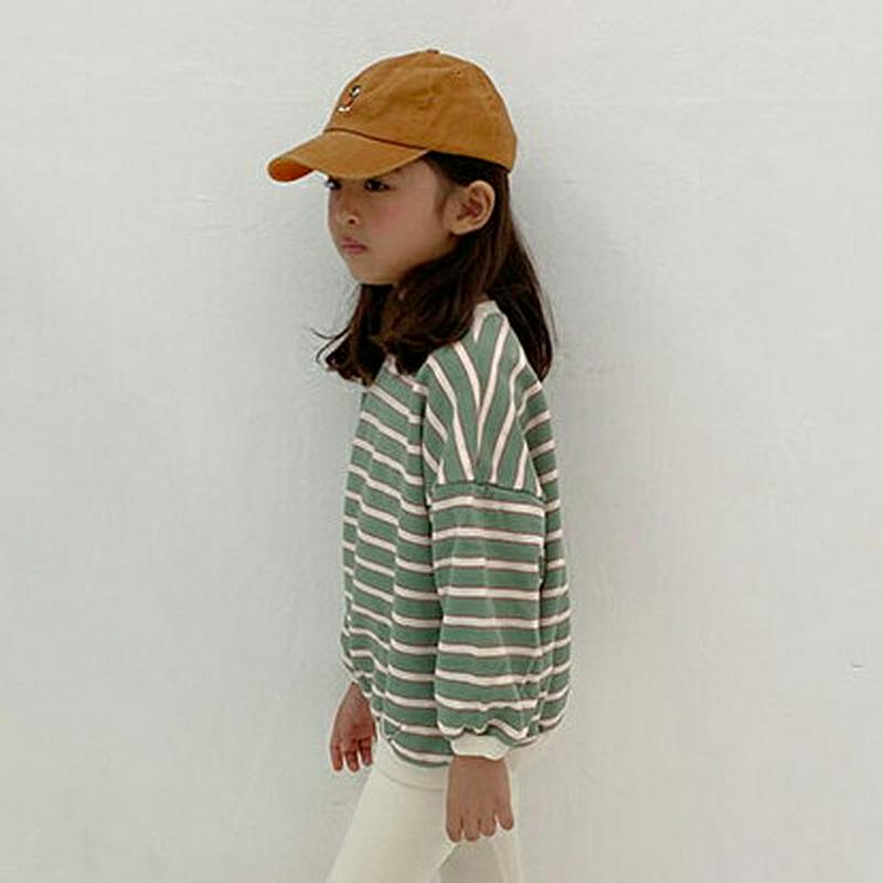 【新作10%OFF】ボーダースウェット・u05360 キッズ【3~8才】【tops】【トップス スウェット ボーダー ボーダー柄