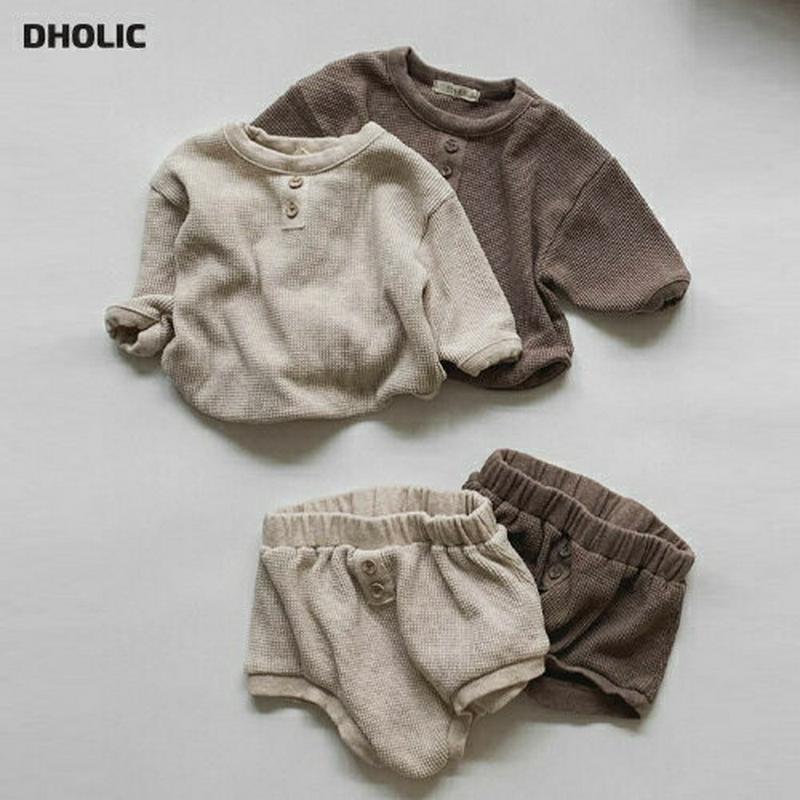 【新作10%OFF】ボタンポイントTシャツ&ブルマパンツSET・u05202 キッズ【0~2才】【set】【セットアップ セット