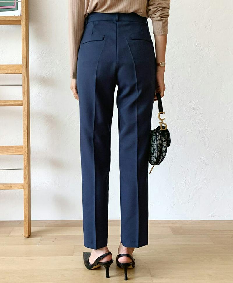 ≪人気商品再入荷≫スリムスラックスパンツ・全5色・t60865 レディース【pt】 韓国ファッション ボトムス ズボン パンツ ロングパンツ スラックス スラックスパンツ ロングスラックス ストレート オフィス 大人 オケージョン 無地 結婚式 秋 春