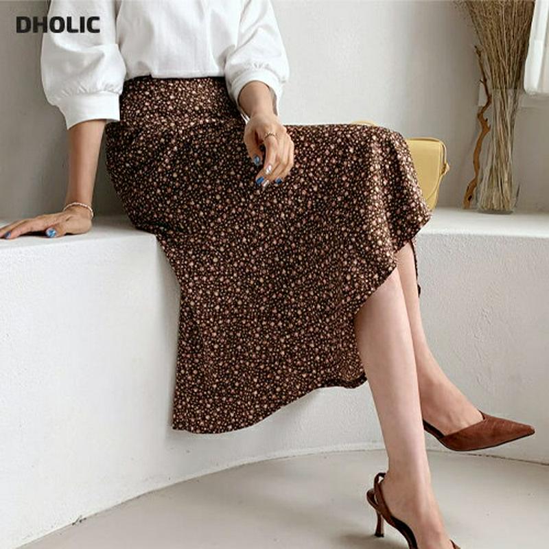 フローラルフレアスカート・全3色・b60861 レディース【sk】【韓国 ファッション ボトムス スカート ロングスカート ロン