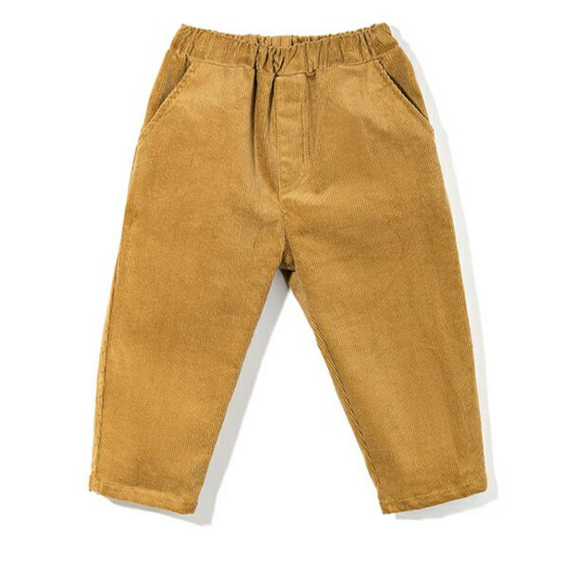 ワッペンポケットコーデュロイパンツ・p005289 キッズ【3~8才】【pt】【ボトムス パンツ ズボン ワッペン ポケット コーデュロイ 長ズボン ロングパンツ シンプル カジュアル 女の子 男の子 韓国 韓国子供服 子供 こども 子供服 こども服】【KIDS】