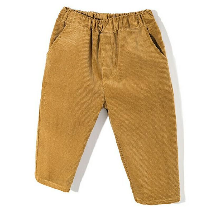 ワッペンポケットコーデュロイパンツ・p005289 キッズ【3~8才】【pt】【ボトムス パンツ ズボン ワッペン ポケット コーデュロイ 長ズボン ロングパンツ シンプル カジュアル 女の子 男の子 韓国 韓国子供服 子供 こども 子供服 こども服】【KIDS】