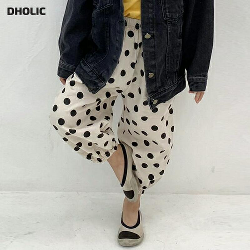 【新作10%OFF】ドット柄バルーンパンツ・u05356 キッズ【3~8才】【pt】【ボトムズ パンツ ズボン バルーンパンツ 