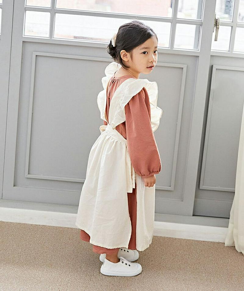 【新作10%OFF】刺繍フリルスリーブレスワンピース・u05271 キッズ【3~8才】【ops】【ワンピース ロングワンピース 