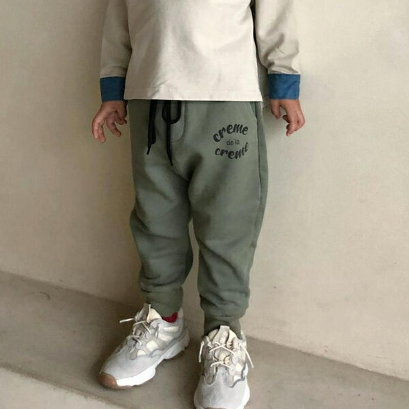 【新作10%OFF】英字コントラストジョガーパンツ・u05268 キッズ【3~8才】【pt】【ボトムズ パンツ ズボン コントラ