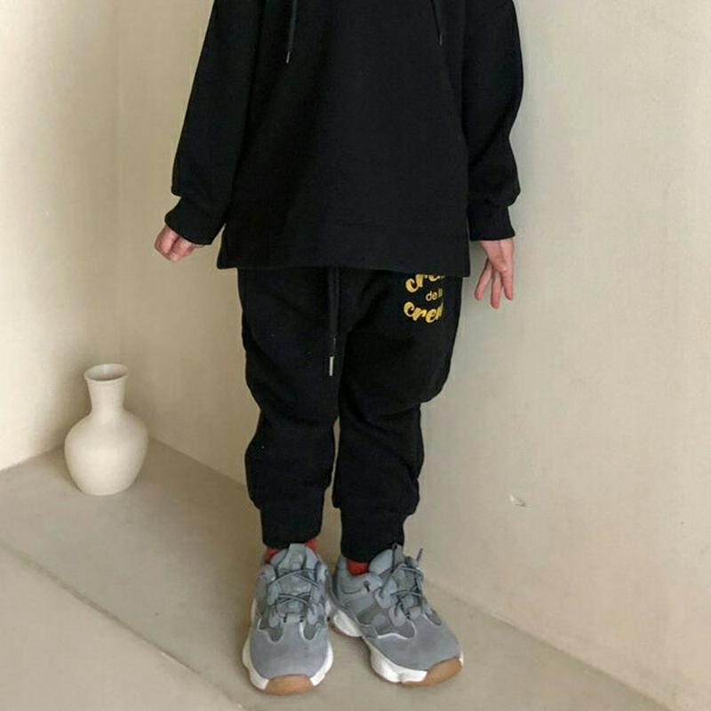 【新作10%OFF】英字コントラストジョガーパンツ・u05268 キッズ【3~8才】【pt】【ボトムズ パンツ ズボン コントラ