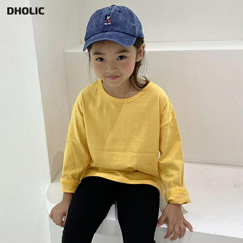 【新作10%OFF】10COLORS長袖Tシャツ・u05362 キッズ【3~8才】【tops】【トップス Tシャツ 長袖 ロング