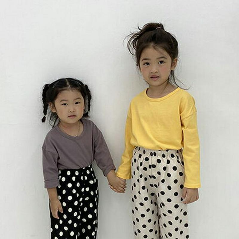 【新作10%OFF】10COLORS長袖Tシャツ・u05362 キッズ【3~8才】【tops】【トップス Tシャツ 長袖 ロング