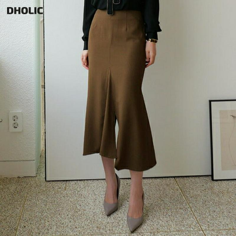 【新作10%OFF】スリットマーメイドスカート・全4色・b63779 レディース【sk】【スカート ロング ロングスカート マー