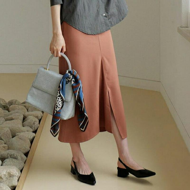 【新作10%OFF】スリットマーメイドスカート・全4色・b63779 レディース【sk】【スカート ロング ロングスカート マー