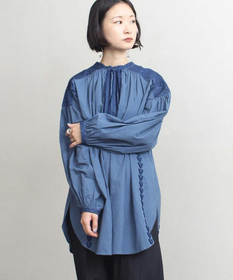 ○フリンジ刺繍ブラウス（cardo fabrica）