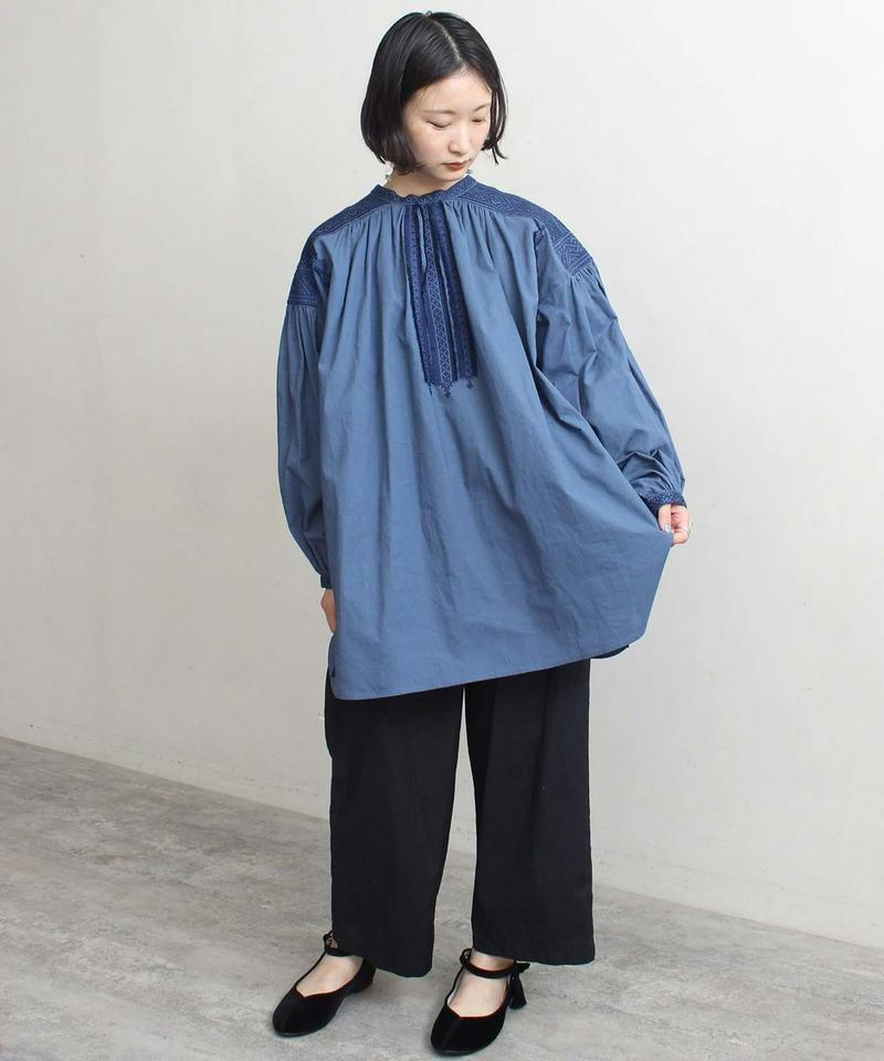 ○フリンジ刺繍ブラウス（cardo fabrica）