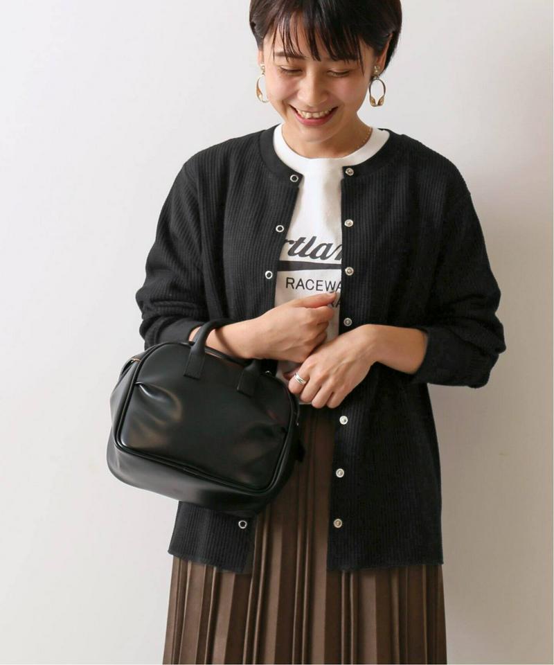 クルーネックワッフルカーディガン◆（JOURNAL STANDARD relume）