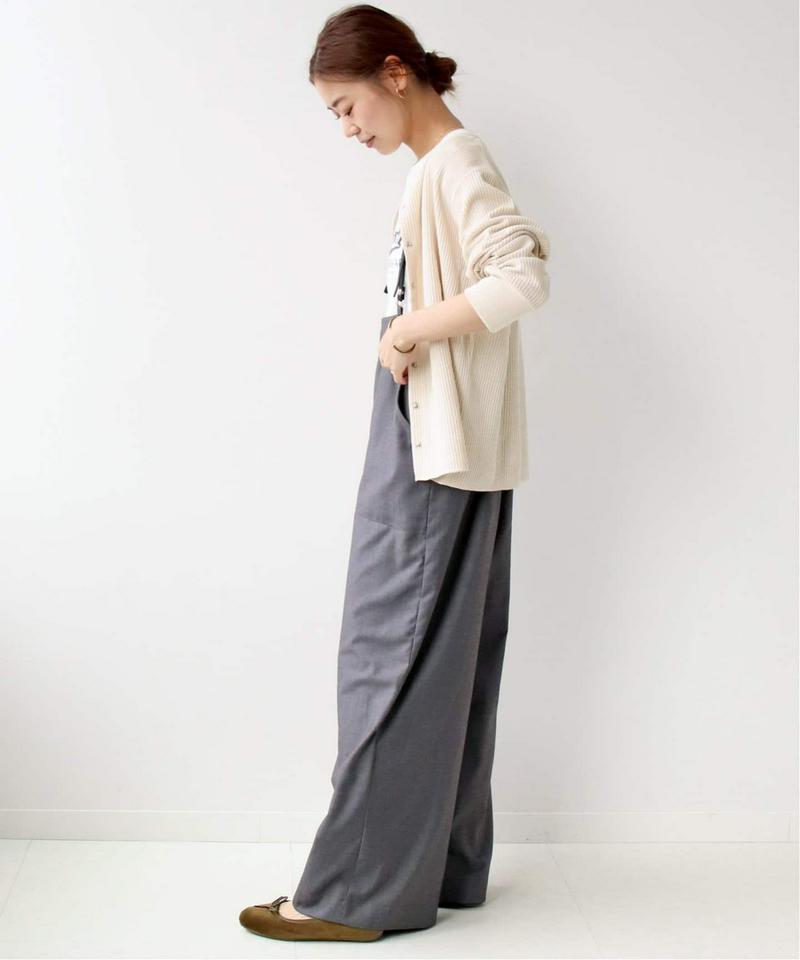 クルーネックワッフルカーディガン◆（JOURNAL STANDARD relume）