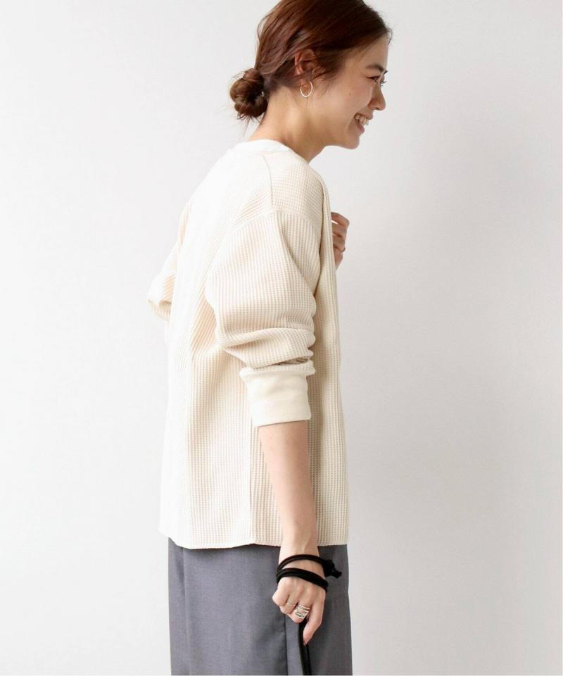 クルーネックワッフルカーディガン◆（JOURNAL STANDARD relume）