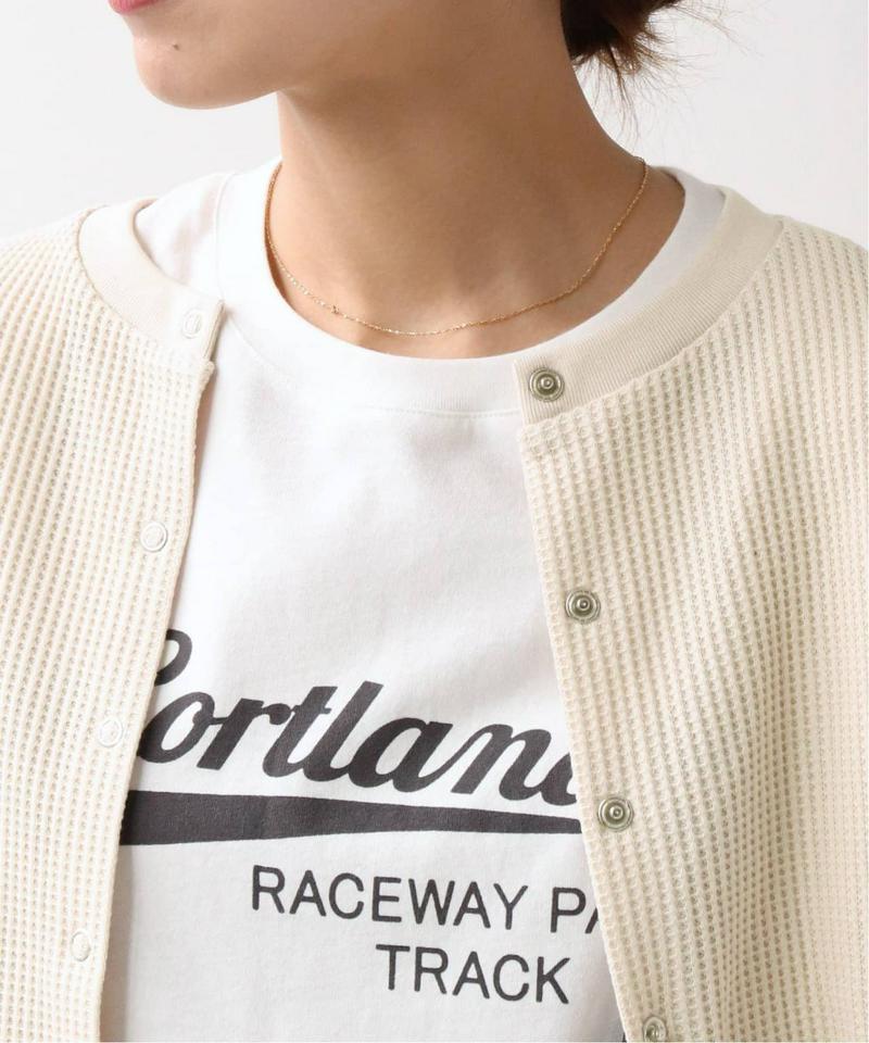 クルーネックワッフルカーディガン◆（JOURNAL STANDARD relume）
