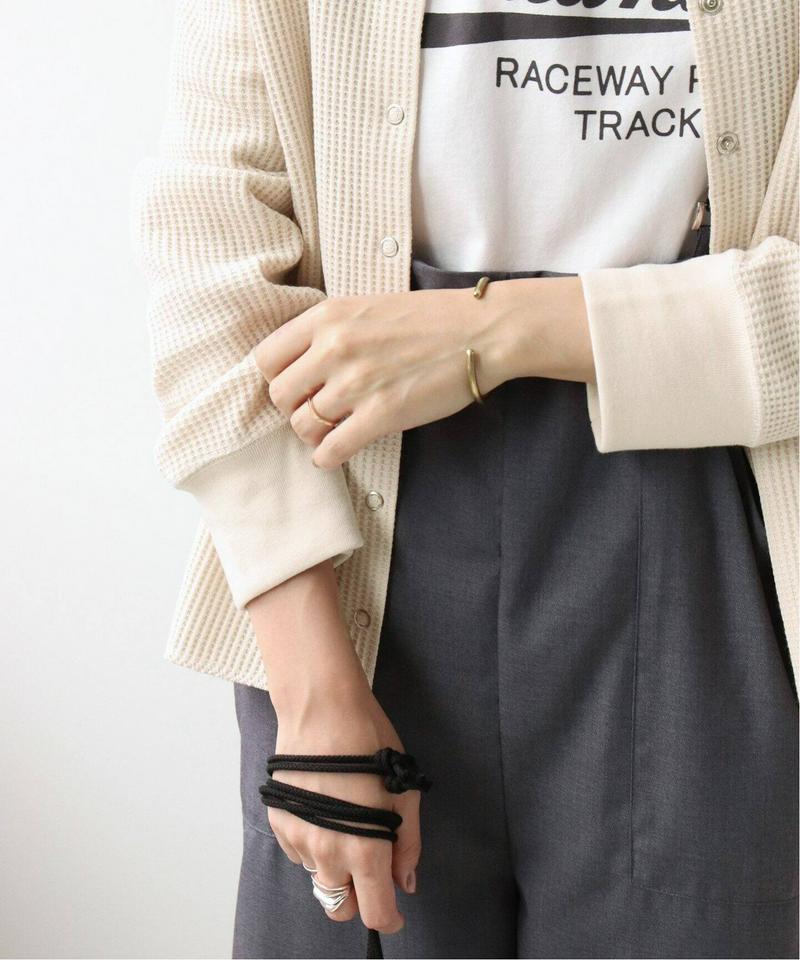 クルーネックワッフルカーディガン◆（JOURNAL STANDARD relume）