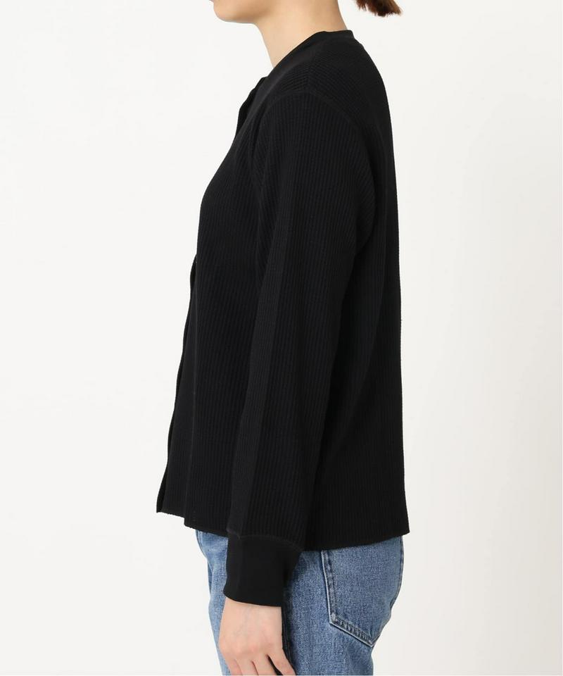 クルーネックワッフルカーディガン◆（JOURNAL STANDARD relume）