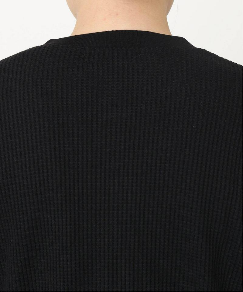 クルーネックワッフルカーディガン◆（JOURNAL STANDARD relume）