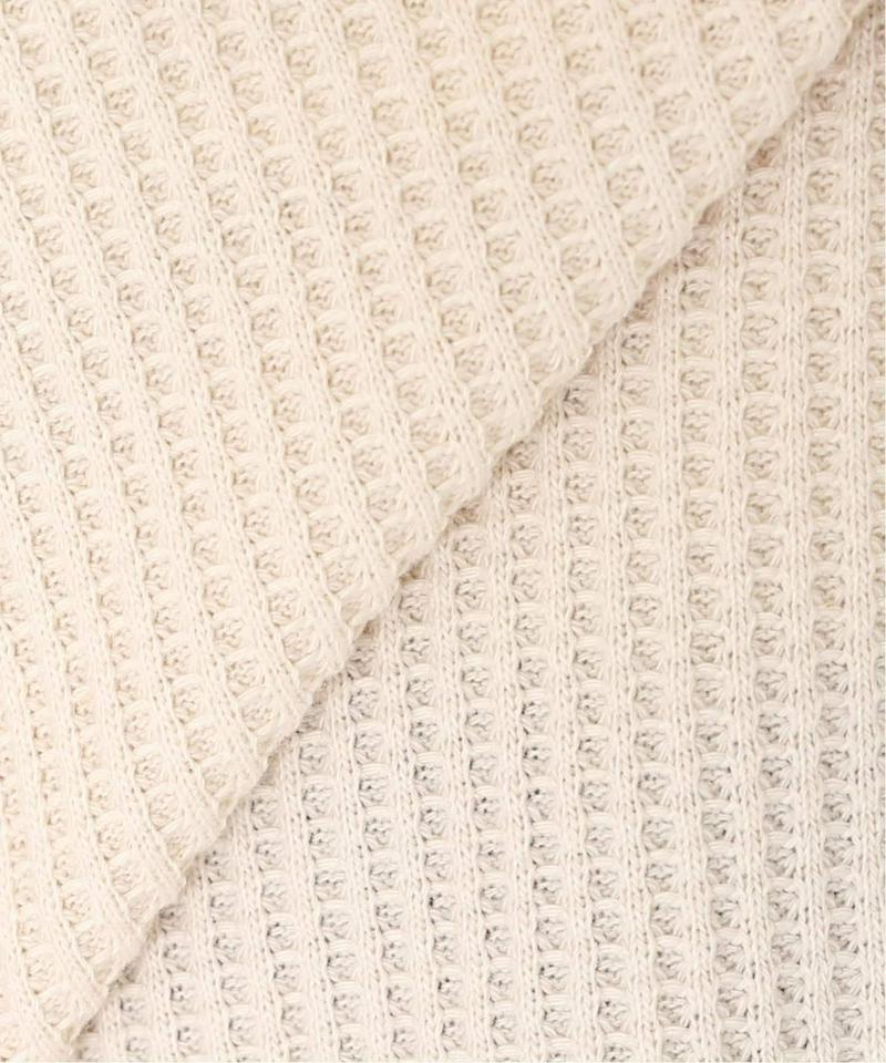 クルーネックワッフルカーディガン◆（JOURNAL STANDARD relume）
