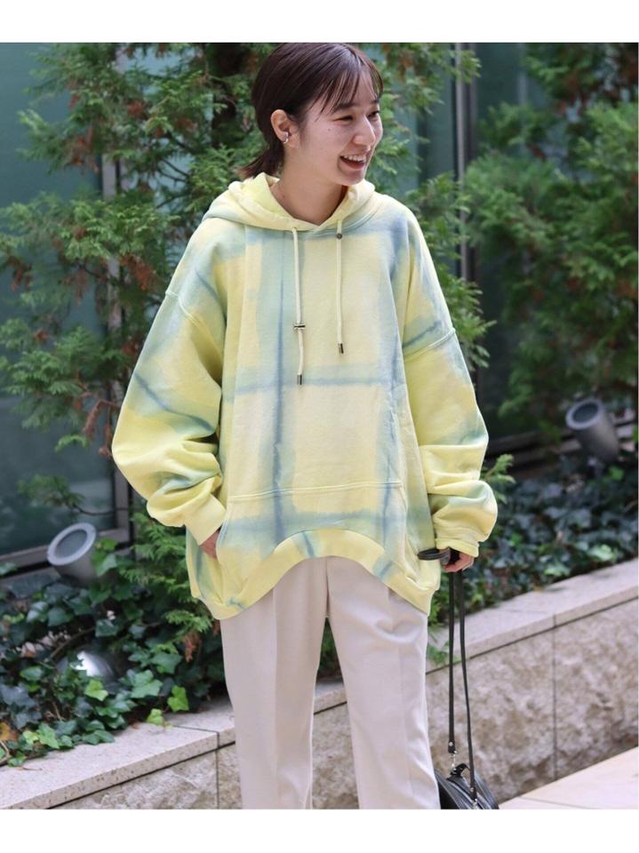 【COLLINA STRADA/コリーナ・ストラーダ】ROUND HEM HOODIE:フーディー◆
