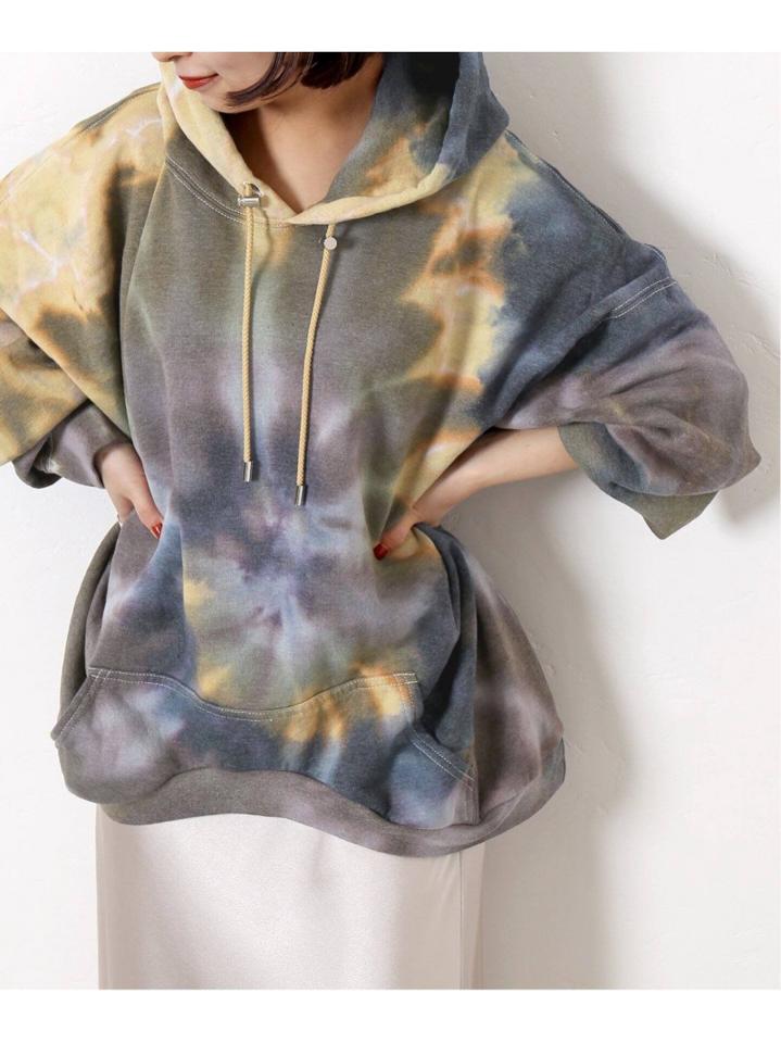 【COLLINA STRADA/コリーナ・ストラーダ】ROUND HEM HOODIE:フーディー◆
