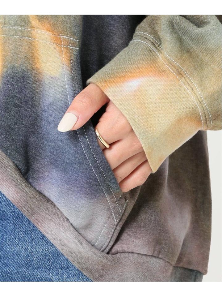 【COLLINA STRADA/コリーナ・ストラーダ】ROUND HEM HOODIE:フーディー◆