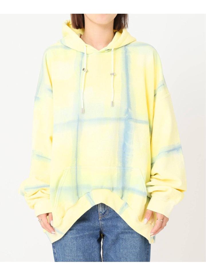 【COLLINA STRADA/コリーナ・ストラーダ】ROUND HEM HOODIE:フーディー◆