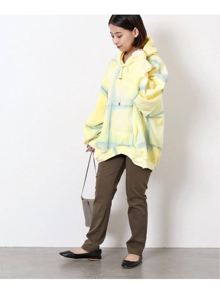 【COLLINA STRADA/コリーナ・ストラーダ】ROUND HEM HOODIE:フーディー◆
