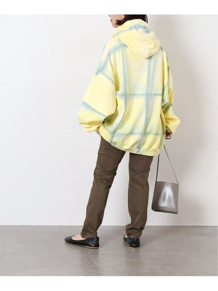 【COLLINA STRADA/コリーナ・ストラーダ】ROUND HEM HOODIE:フーディー◆