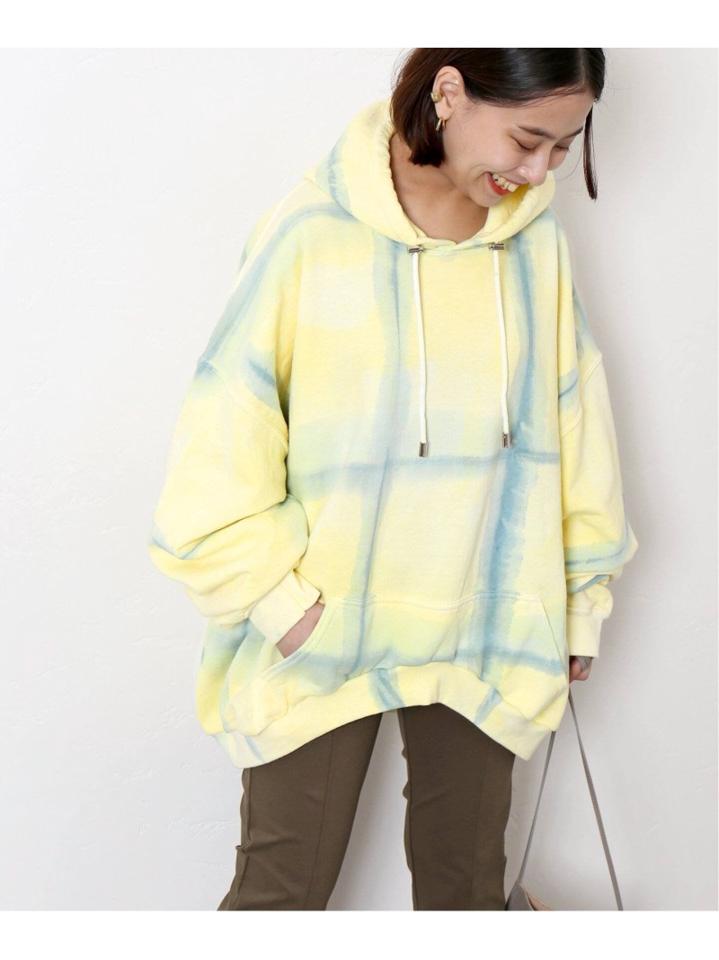 【COLLINA STRADA/コリーナ・ストラーダ】ROUND HEM HOODIE:フーディー◆