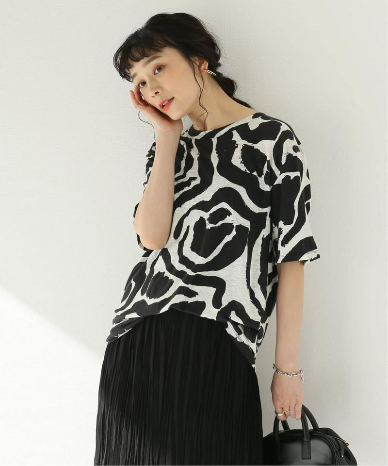 【Rodebjer（ロデビエ）】Paintswiri Tee：Tシャツ（JOURNAL STANDARD relume）