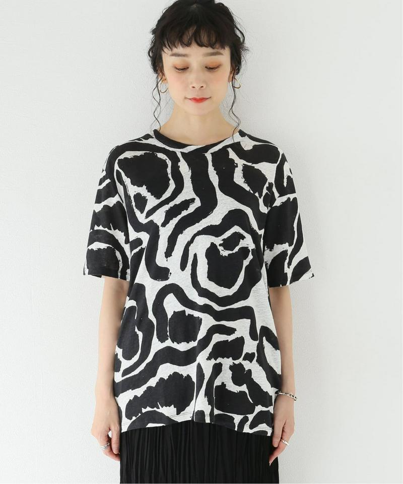 【Rodebjer（ロデビエ）】Paintswiri Tee：Tシャツ（JOURNAL STANDARD relume）