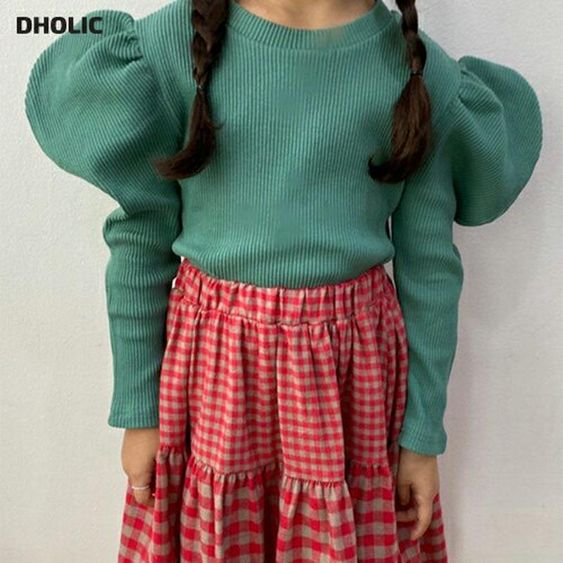 【新作10%OFF】パワースリーブリブTシャツ・u05552 キッズ【3~8才】【tops】【トップス Tシャツ 長袖 リブ パ