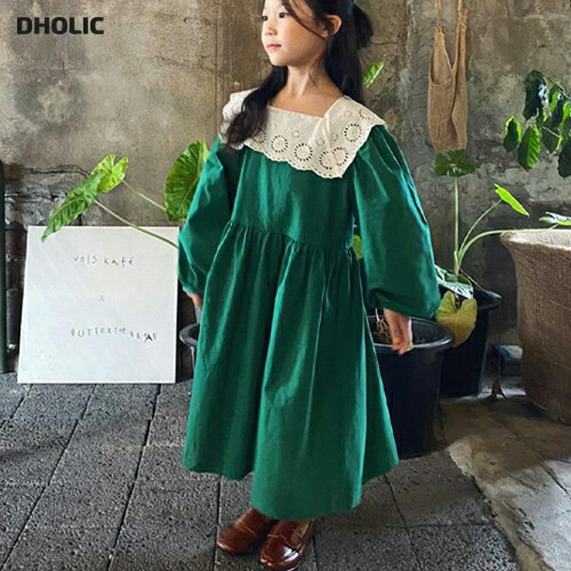 【新作10%OFF】レーススクエアネックワンピース・u05569 キッズ【3~8才】【ops】【ワンピース ロングワンピース 長