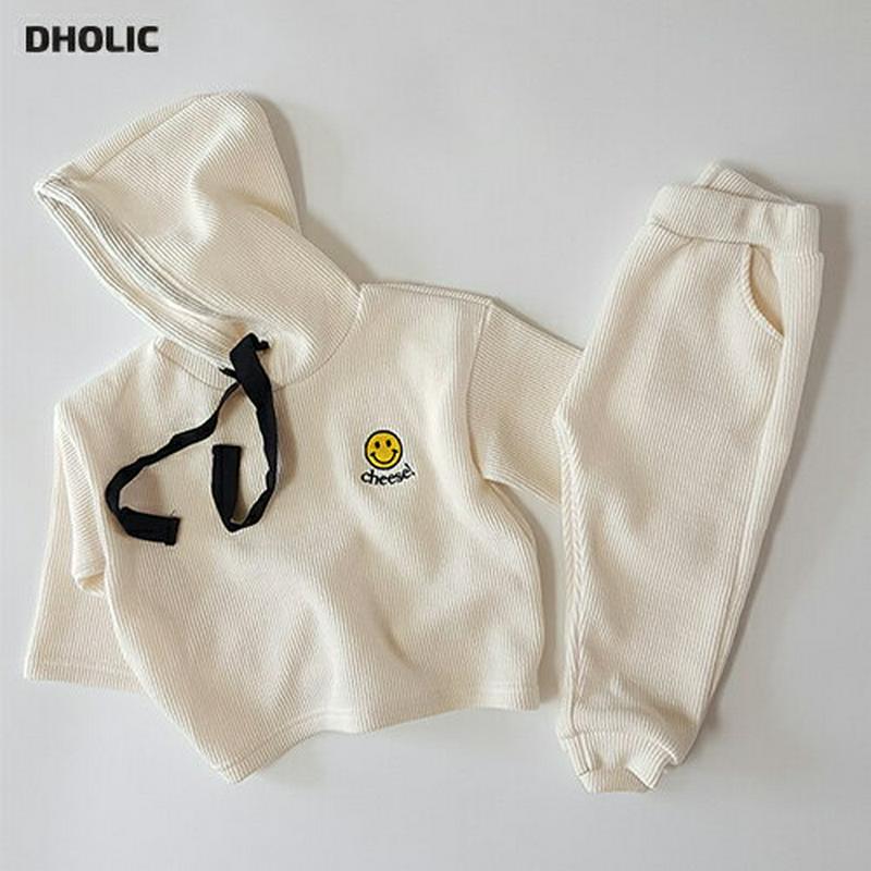 【新作10%OFF】スマイルロゴフーディ&パンツSET・u05470 キッズ【3~8才】【set】【セットアップ セット set