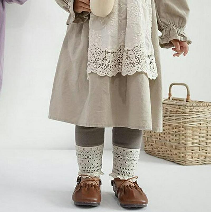 【新作10%OFF】レーストリムレギンス・u05641 キッズ【3~8才】【pt】【レギンス パンツ ズボン ボトムス ロングパ