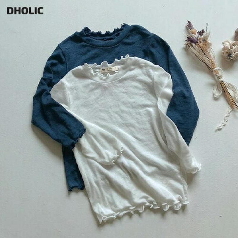 【新作10%OFF】メロウネック長袖Tシャツ・u05634 キッズ【3~8才】【tops】【トップス 長袖 Tシャツ ロンT メ