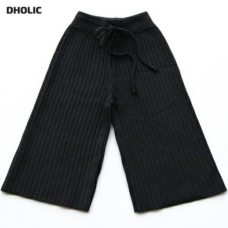 【新作10%OFF】ウール混リブニットパンツ・u05548 キッズ【3~8才】【pt】【ボトムス パンツ ズボン 長ズボン ニッ