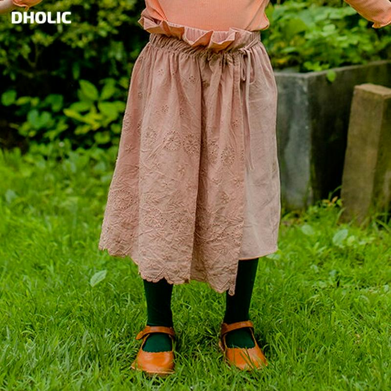 【新作10%OFF】レースラップパンツ・u05427 キッズ【3~8才】【pt】【ボトムス パンツ ズボン ロングパンツ ワイド