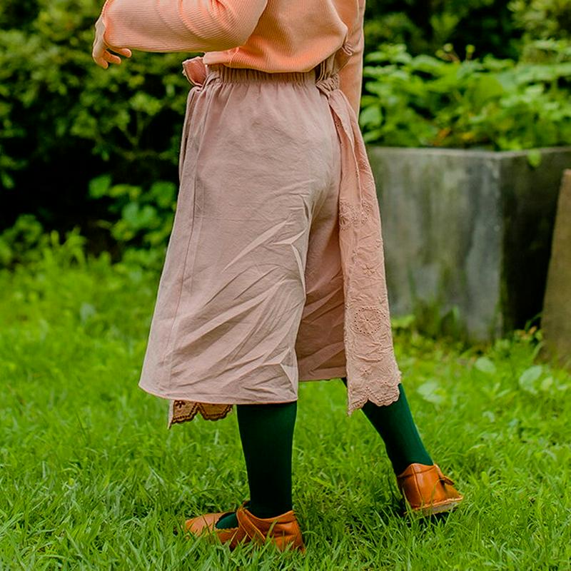 【新作10%OFF】レースラップパンツ・u05427 キッズ【3~8才】【pt】【ボトムス パンツ ズボン ロングパンツ ワイド