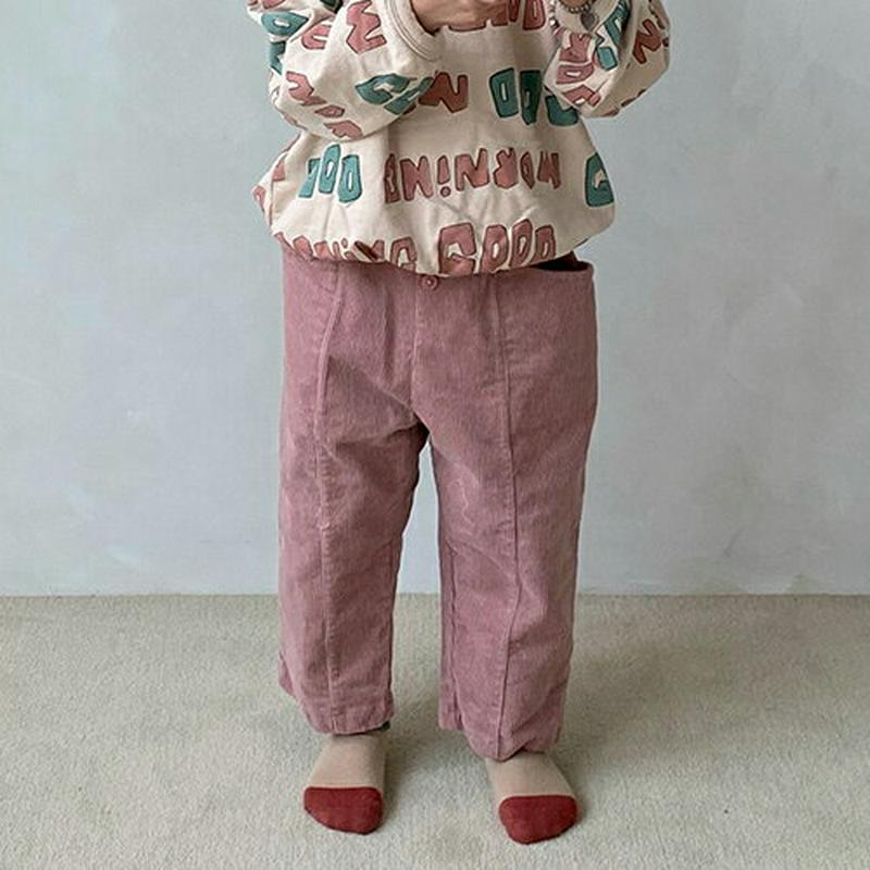 【新作10%OFF】コーデュロイパンツ・u05322 キッズ【3~8才】【pt】【ボトムス パンツ ズボン ロングパンツ 長ズボ