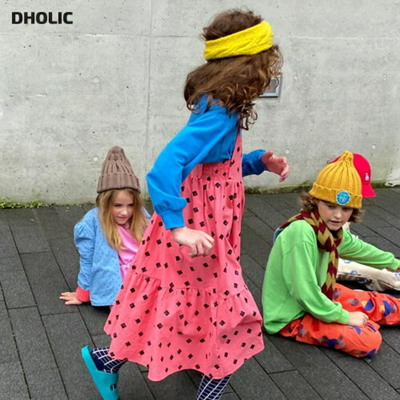 【新作10%OFF】【送料無料】シャーリングダイヤ柄キャミワンピース・u05428 キッズ【3~8才】【ops】【ワンピース ロ