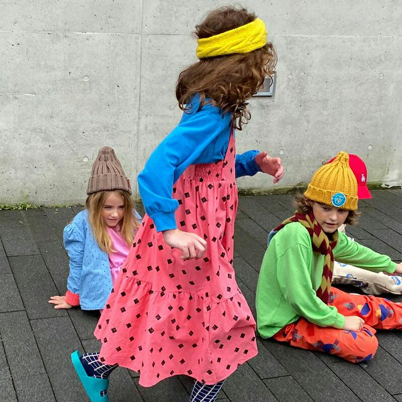 【新作10%OFF】【送料無料】シャーリングダイヤ柄キャミワンピース・u05428 キッズ【3~8才】【ops】【ワンピース ロ