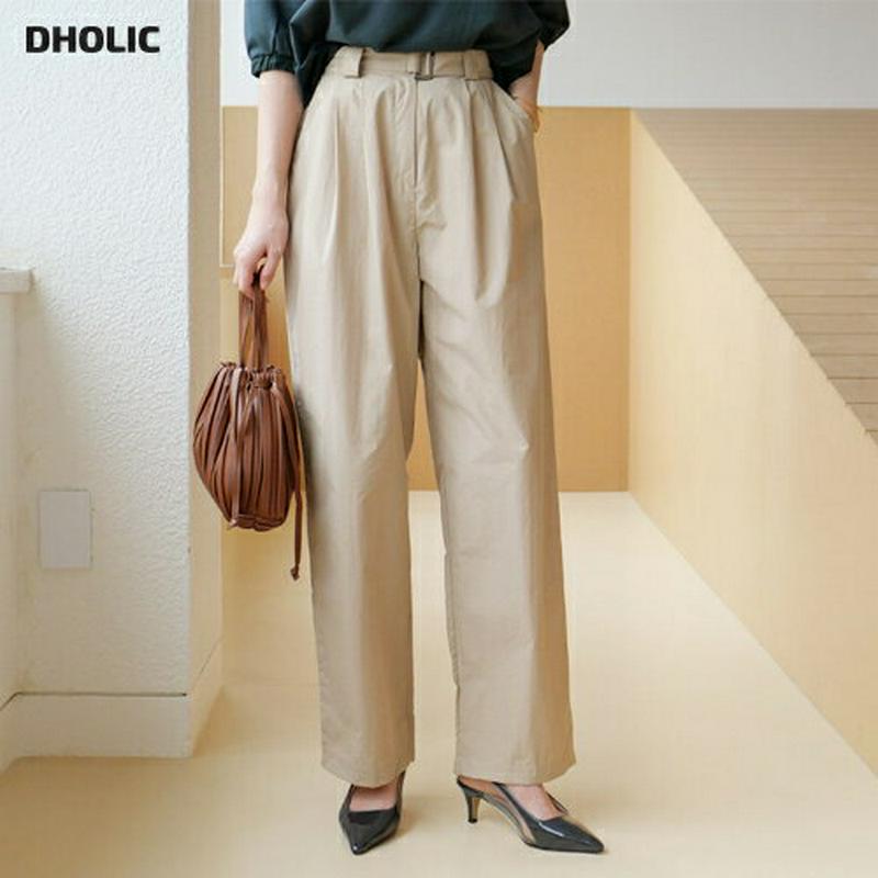 【新作10%OFF】ベルト付タックワイドパンツ・全2色・t63777 レディース【pt】【パンツ ロングパンツ ズボン ボトムス