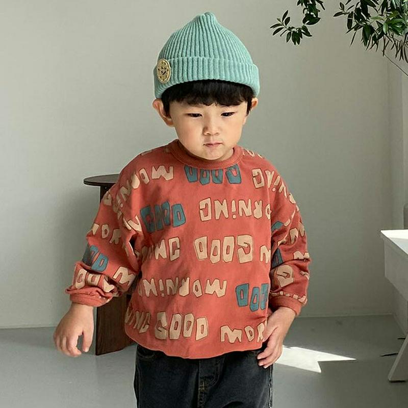 【新作10%OFF】GOODレタリングスウェット・u05325 キッズ【3~8才】【tops】【トップス スウェット 長袖 ラウ