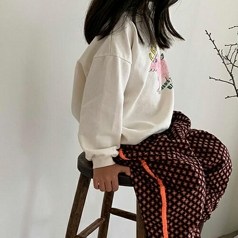 【新作10%OFF】celebrityドッグプリントスウェット・u05348 キッズ【3~8才】【tops】【トップス スウェッ
