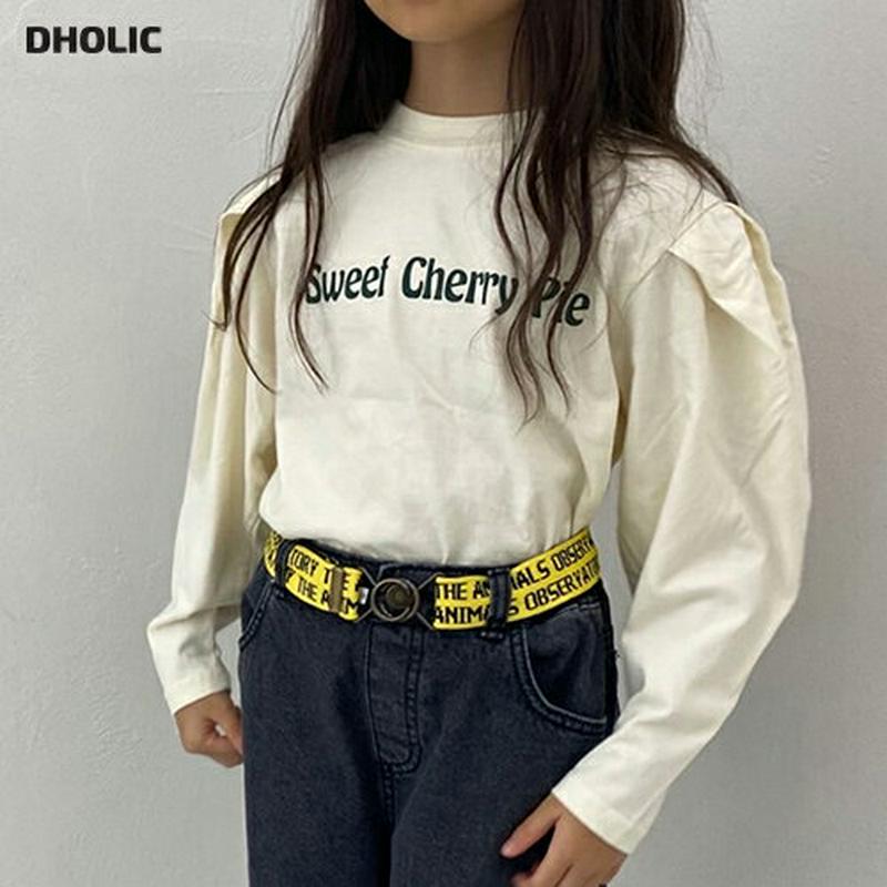 【新作10%OFF】タックスリーブレタリングTシャツ・u05695 キッズ【3~8才】【tops】【トップス Tシャツ タックス