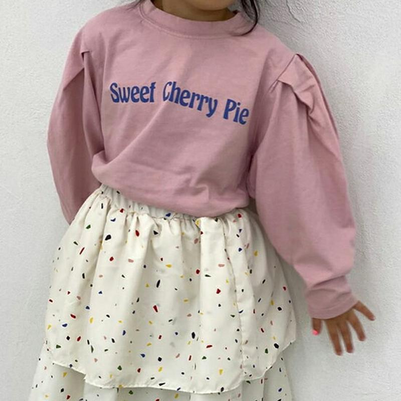 【新作10%OFF】タックスリーブレタリングTシャツ・u05695 キッズ【3~8才】【tops】【トップス Tシャツ タックス