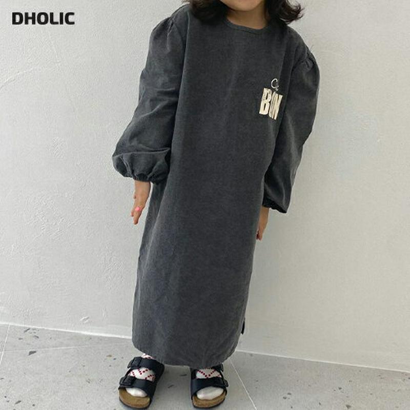 【新作10%OFF】BONバルーンスリーブワンピース・u05689 キッズ【3~8才】【ops】【ワンピース ロングワンピース 